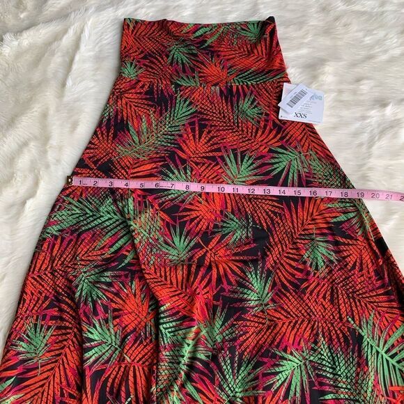 LuLaRoe‎ Maxi Skirt Leaf Print - Picture 5 of 8